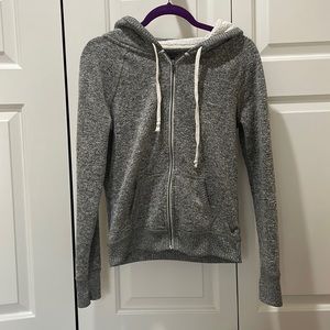 American Eagle fleece-lined zip-up sweatshirt